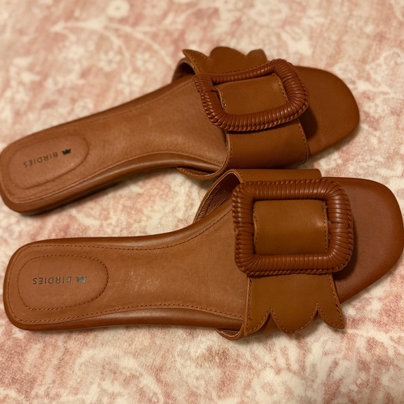 NWOT Birdies The Kiwi Leather Sandals - Picture 3 of 6